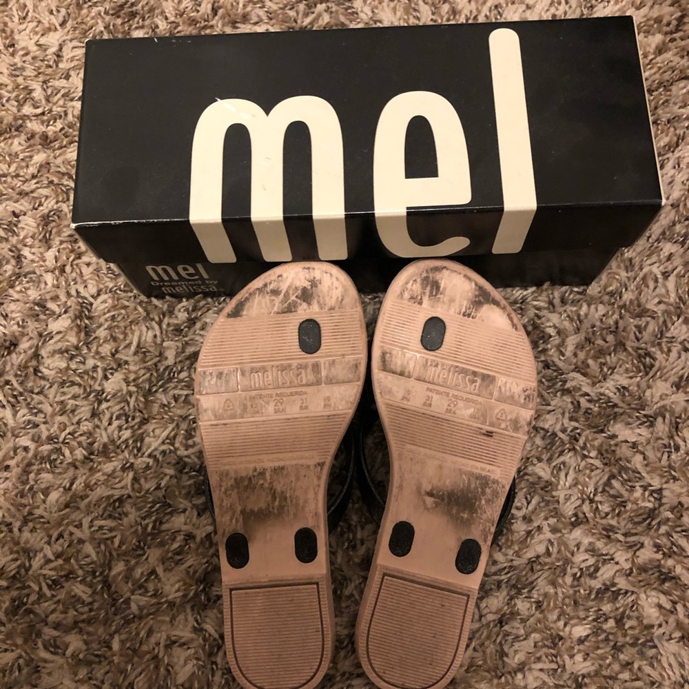 Mini Melissa Mel Harmonic III Flip-Flop Sand 13LK - Picture 5 of 6